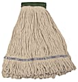 Wilen E-Line Looped End Mop, Medium, 5" Headband, Natural 1 thumbnail image