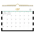 2025-2026 Day Designer Monthly Academic Wall Calendar, 11” x 8-3/4”, Rugby Stripe Black, July 2025 To June 2026, 151638 1 thumbnail image