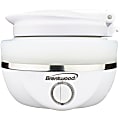 Brentwood KT-1508W Dual-Voltage 0.8 L Stainless-Steel Collapsible Travel Kettle, White