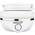 Brentwood KT-1508W Dual-Voltage 0.8 L Stainless-Steel Collapsible Travel Kettle, White 1 thumbnail image