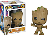 Funko POP! Figure, MARVEL Guardians Of The Galaxy Vol. 2 Groot, 6 5/16"H x 4 11/16"W x 3 5/8"D, Multicolor