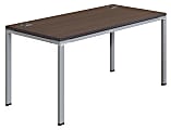Boss Office Products Simple System Workstation, 66" x 24", Driftwood