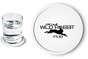 Custom Silicone Coasters, 3-7/8" x 3-7/8", Set Of 125 Coasters