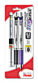 Pentel® EnerGize Mechanical Pencils, 0.5 mm, Silver Barrel, Pack Of 2