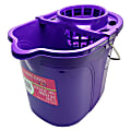 Casa Limpia 16LT Oval Mop Bucket With Wheels, 14" x 15", Total Qty 1 1 thumbnail image