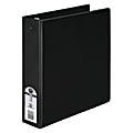 Wilson Jones® 3-Ring Binder, 2" Round Rings, Black 1 thumbnail image
