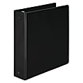 Wilson Jones® 3-Ring Binder, 2" Round Rings, Black