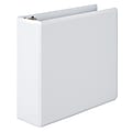 Just Basics® View 3-Ring Binder, 3" D-Rings, White 1 thumbnail image