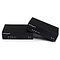StarTech.com HDMI over CAT5 HDBaseT Extender - Power over Cable - IR - RS232 - 10/100 Ethernet - Ultra HD 4K - 330 ft (100m) - Extend an HDMI signal by up to 330ft (100m) over CAT5 / CAT6 cable, with 10/100 network, infrared, serial control 1 thumbnail image