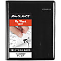 AT-A-GLANCE® DayMinder® Executive 2027 Refillable Weekly Monthly Planner, Black, Medium, 7" x 8 3/4" 1 thumbnail image