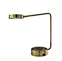 Adesso Viper Supercharger 15"H LED Desk Lamp, Antique Brass 1 thumbnail image