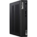 Lenovo ThinkCentre M90q 11CR - Tiny - Core i5 10500 / 3.1 GHz - vPro - RAM 8 GB - SSD 256 GB - UHD Graphics 630 - GigE - Win 10 Pro - Black - 3 1 thumbnail image
