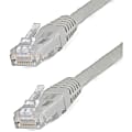 StarTech.com 2ft CAT6 Ethernet Cable - Gray Molded Gigabit CAT 6 Wire 1 thumbnail image