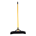 Rubbermaid® Commercial Maximizer Push-to-Center Broom, 24", Polypropylene Bristles, Yellow/Black 1 thumbnail image