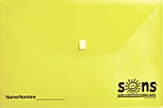 SONS System Envelopes, 11" x 11", Velcro Closure, Yellow 1 thumbnail image