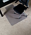 Deflecto® EnvironMat Chair Mat For Low Pile Carpets, 36" x 48", Standard Lip, Clear 1 thumbnail image