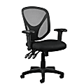 Realspace® MFTC 200 Ergonomic Mesh Mid-Back Task Office Chair, Black, BIFMA Compliant 1 thumbnail image