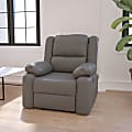 Flash Furniture Harmony Series Recliner Chair, Gray/Black