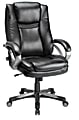 Realspace® BTEC 600 Big And Tall Bonded Leather High-Back Chair, Black 1 thumbnail image