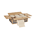 Pacific Blue Ultra® Paper Towel Rolls, 1-Ply, 100% Recycled Fiber, Brown, 7.87" x 1150'  Rolls, 6 Rolls per Case 1 thumbnail image