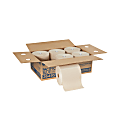 Pacific Blue Ultra® Paper Towel Rolls, 1-Ply, 7.87" x 1150', 100% Recycled Fiber, Brown, 1150 ft Per Roll, 6 Rolls per Case 1 thumbnail image