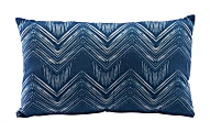 Zuo Modern Ikat Pillow, 3, Blue/Natural