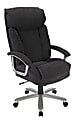 Realspace® BTEC 820 Big & Tall Executive Fabric High-Back Chair, Black/Silver 1 thumbnail image