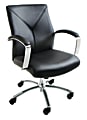 Brenton Studio® Manager Chair, Black/Silver
