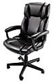 Realspace® Breckland Executive Bonded Leather High-Back Chair, Black 3 thumbnail image