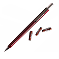 SKILCRAFT® Push-Action Mechanical Pencils, 0.5 mm, Burgundy Barrel, Pack Of 12 (AbilityOne 7520-00-590-1878)