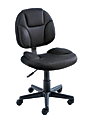 Brenton Studio® Battista Low-Back Task Chair, Black