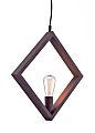 Zuo Modern Rotorura Ceiling Lamp, 17-7/10"W, Rust 1 thumbnail image