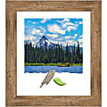 Amanti Art Rectangular Wood Picture Frame, 26” x 30” With Mat, Owl Brown 1 thumbnail image
