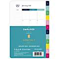 Simplified by Emily Ley for AT-A-GLANCE® 2026 Monthly Refill, Loose-Leaf, Desk Size, 5 1/2" x 8 1/2" 1 thumbnail image
