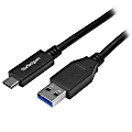 StarTech.com 3ft 1m USB to USB C Cable - USB 3.1 10Gpbs - USB-IF Certified - USB A to USB C Cable - USB 3.1 Type C Cable - First End: 1 x Type A Male USB - Second End: 1 x Type C Male USB - 1.25 GB/s - Shielding - Nickel Plated Connector - Black