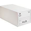 Business Source Stackable Storage File Drawer, Letter Size, 12 1/4" x 23 1/2" x 10 1/4" , White, 6 Box 1 thumbnail image