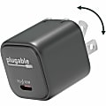 Plugable GaN USB C Charger Block, 30W Portable Charger - Foldable Prongs, PPS USBC Fast Charger  - PS30C1B 1 thumbnail image
