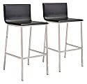 Zuo Modern Marina Bar Stool, Black 1 thumbnail image