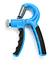 Mind Reader Hand Grip Strengthener, 6"H x 3-3/4"W x 1"D, Blue 1 thumbnail image