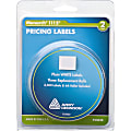 Monarch Model 1115/Alpha Pricemarker Labels - 4 7/64" Width x 3 9/64" Length - White - 3 / Roll - 3 / Pack 1 thumbnail image