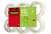 Scotch® 3500 High-Performance Packaging Tape Refill Rolls, 3" Core, 1-7/8" x 54-5/8 Yd., Clear, Pack Of 6 1 thumbnail image