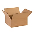 Partners Brand Multi-Depth Corrugated Boxes, 14" x 10" x 6", Kraft, Bundle Of 25 Boxes 1 thumbnail image