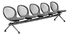 OFM Net Series Beam Seating, NB-5, 5 Seats, 30"H x 126"W x 24 3/4"D, Gray 1 thumbnail image