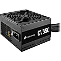 Corsair CV Series CV550 - 550 Watt 80 Plus Bronze Certified PSU - Internal - 120 V AC, 230 V AC Input - 3.3 V DC @ 24 A, 5 V DC @ 20 A, 12 V DC @ 44 A, 12 V DC @ 300 mA, 5 V DC @ 3 A Output - 550 W - 1 Fan(s) - 88% Efficiency 1 thumbnail image
