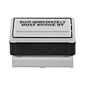 Same-Day Pre-Inked Custom Stamp, 1 5/8" x 3 9/16" Impression, Black