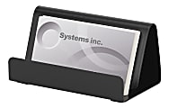 Realspace™ Metal Business Card Holder With Antimicrobial Treatment, Black 1 thumbnail image