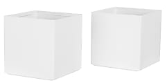 Bostitch® Konnect Stackable Tall Storage Cups, White, Pack Of 2 Cups 1 thumbnail image