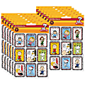 Eureka Giant Stickers, Peanuts Motivational, 36 Stickers Per Pack, Set Of 12 Packs