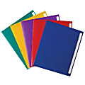 Office Depot® Brand Extended Tab Twin-Pocket Portfolio, 8 1/2" x 11", Assorted Colors