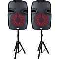 Naxa NDS-8007D Portable Bluetooth Speaker System - Black - TrueWireless Stereo - Battery Rechargeable - USB - 1 Pack 1 thumbnail image